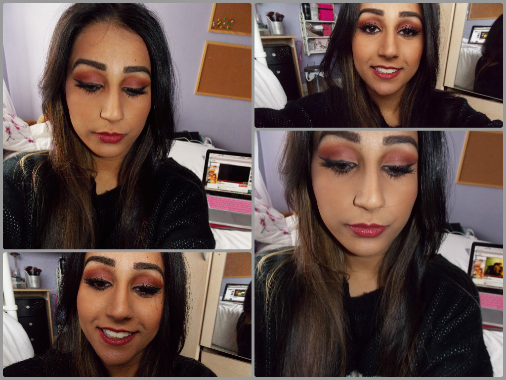 Mac Face Chart Inspired Look Burgundy And Orange Above Beauty Blog